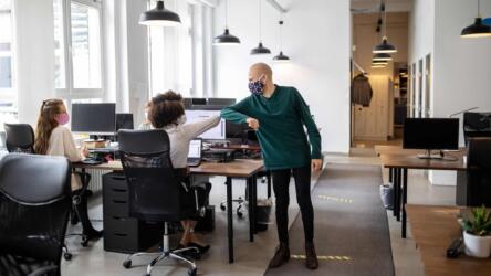 إعداد جميع الموظفين للعمل من جديد