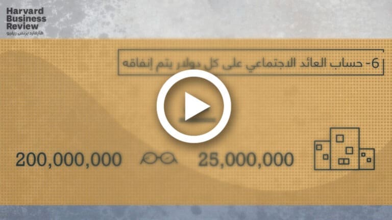 تقدير العوائد الاجتماعية والبيئية