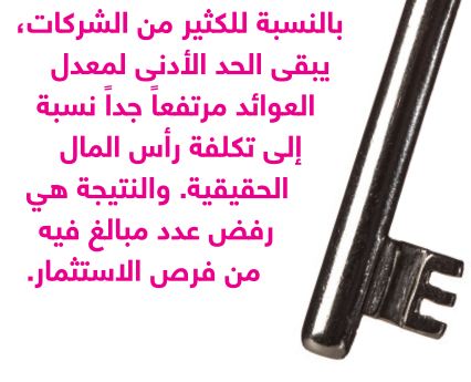 الحد الأدنى لمعدل العوائد 