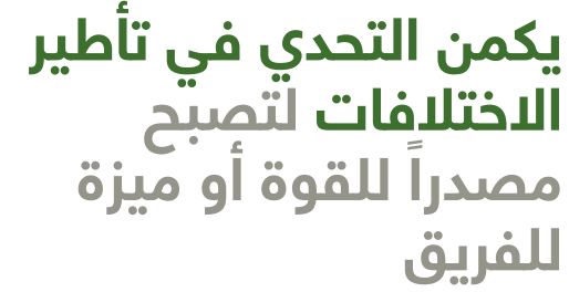 التحدي عند إدارة الفرق