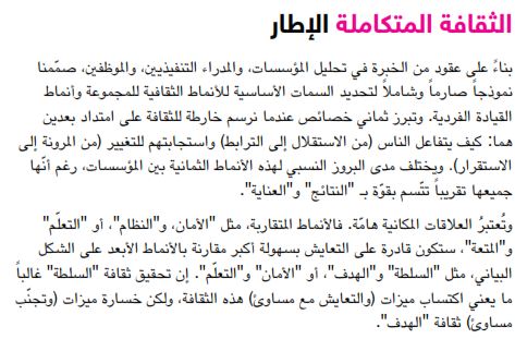 الثقافة المتكاملة