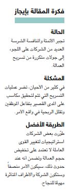 الحفاظ على الشركة بعد تسريح العمال