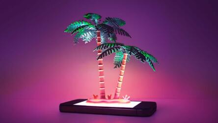 إدمان الهاتف خلال العطلة