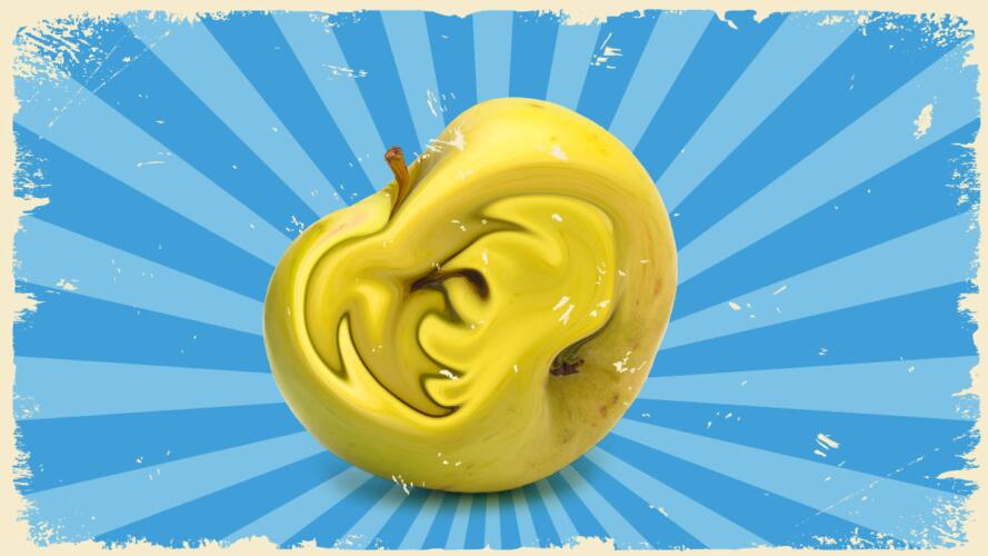 الوجوه مشوهة