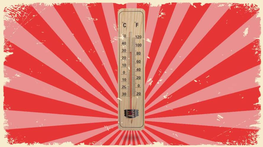 درجات الحرارة المرتفعة
