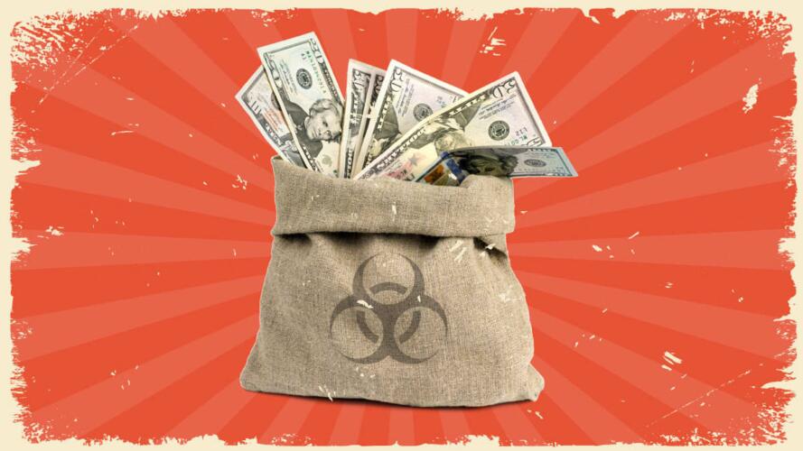 العلاقة السامة بالمال