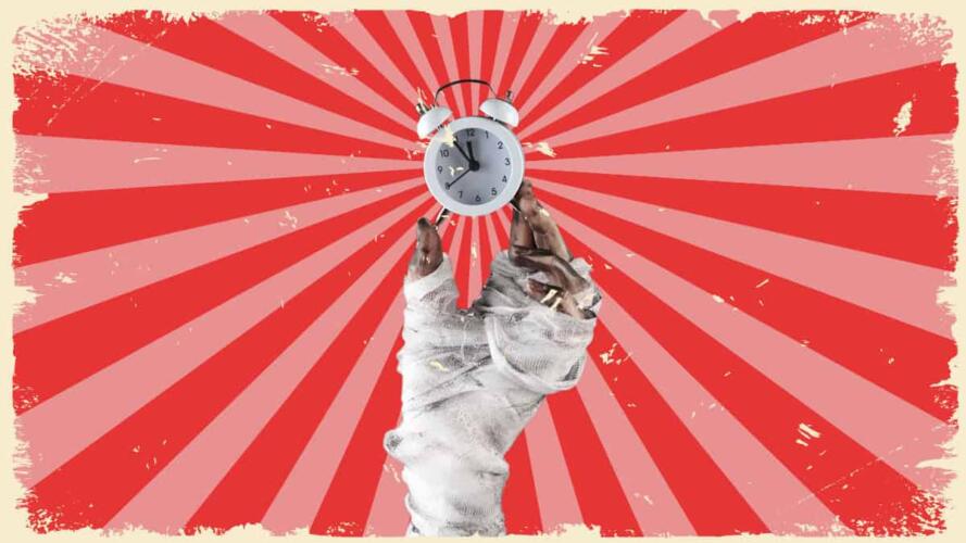 الساعة المخيفة