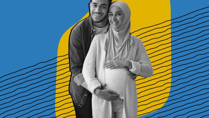 دور الأب خلال الحمل والولادة