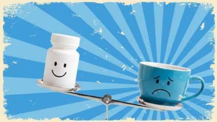 القهوة وعلاج الاكتئاب