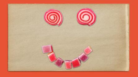 الحلوى الحامضة والقلق