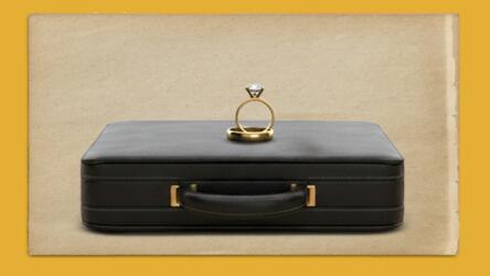 زوج مدمن العمل