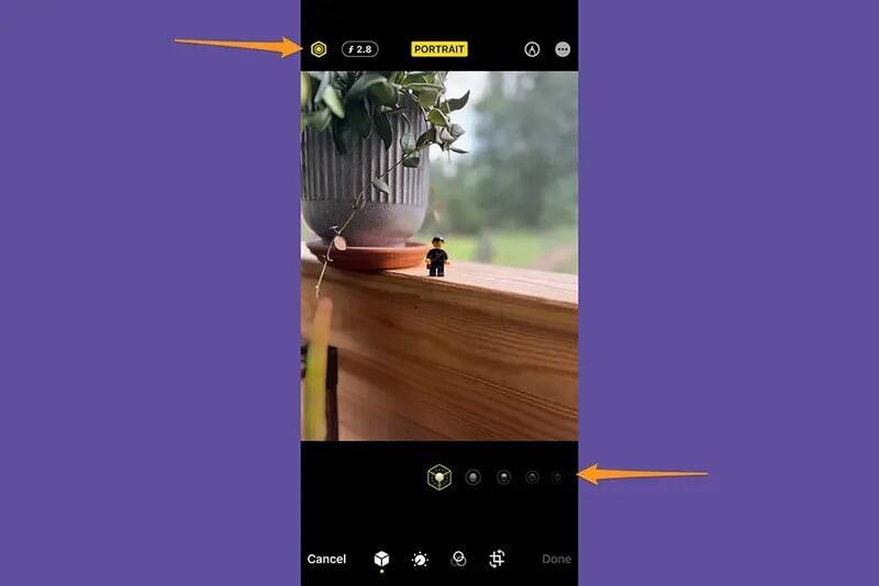 يجعل الوضع الرأسي الصور تبدو احترافية بعض الشيء، وبالتالي فإن أدوات التعديل فيه متقدمة قليلاً. صورة الشاشة: شركة آبل، ديبي وولف