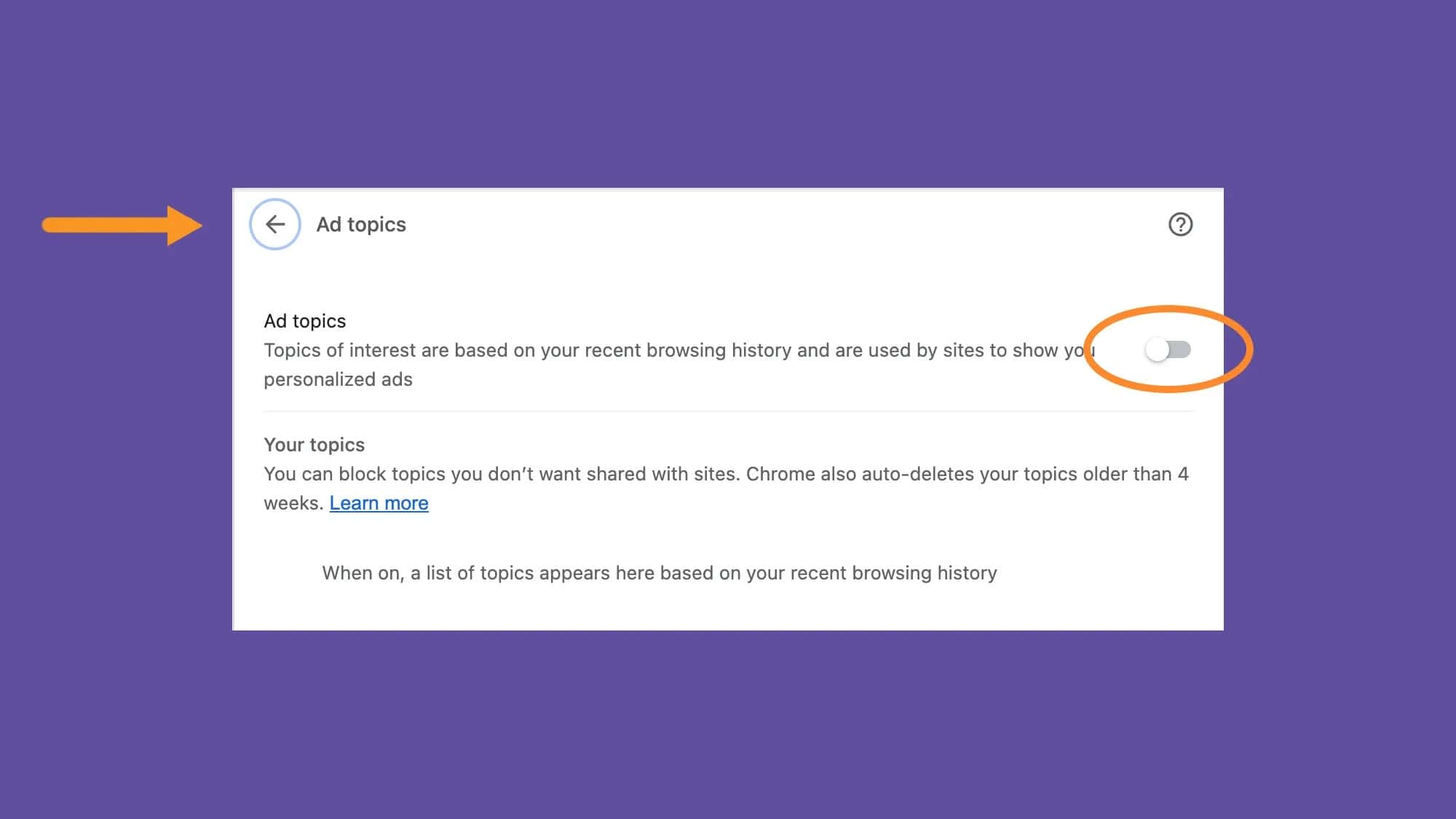 لست مضطراً لمساعدة الشركات على بيع منتجاتها لك. صورة الشاشة: جوجل كروم