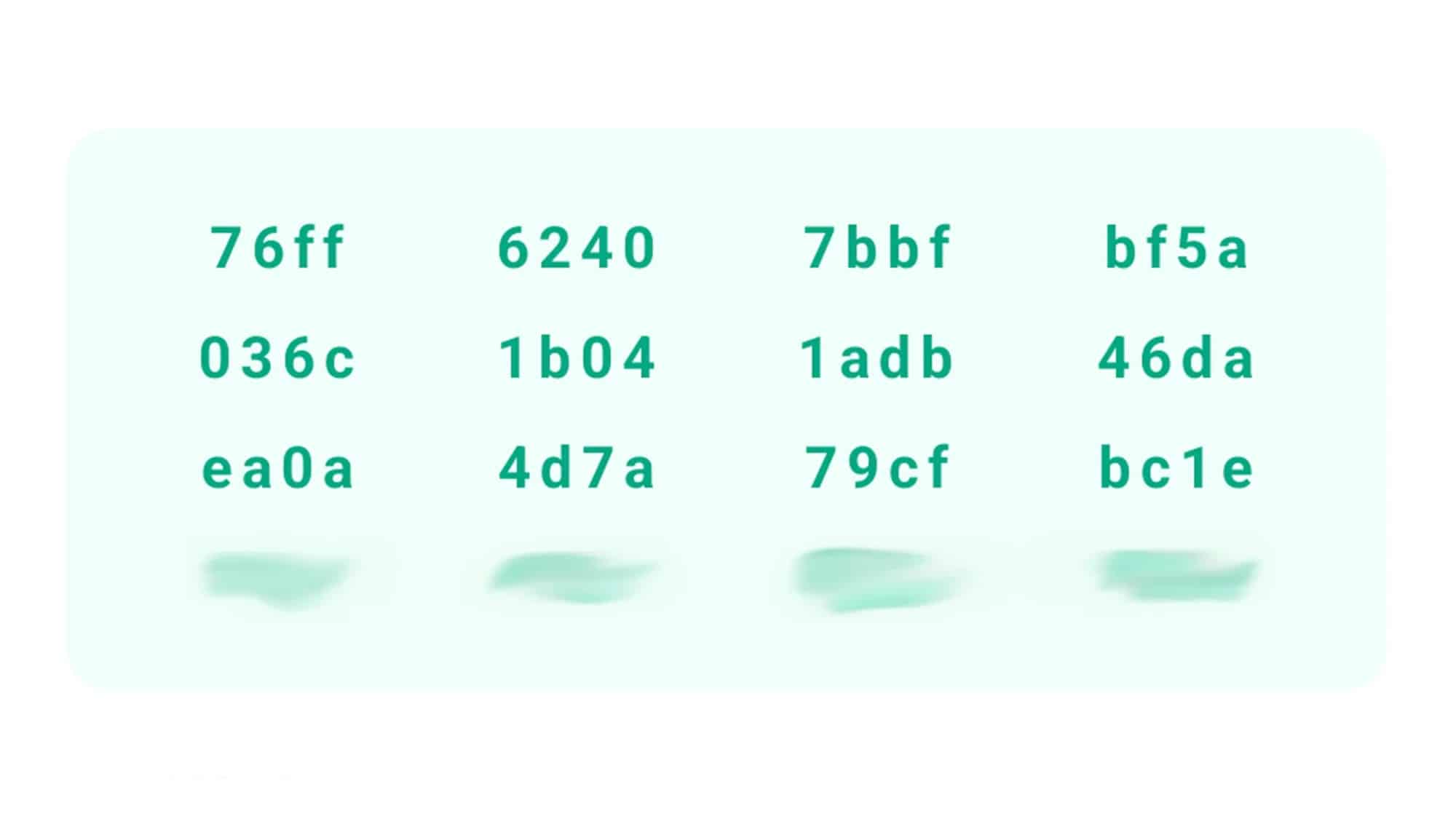 مثال على مفتاح التشفير الذي يتألف من 64 رقماً في تطبيق واتساب. ليس مخيفاً كما ظننت، أليس كذلك؟ ساندرا غوتيريز لبوبيولار ساينس