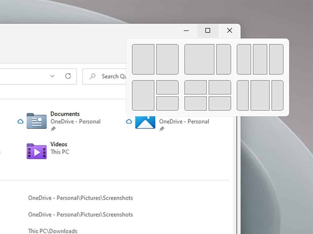 تنظيم النوافذ المفتوحة