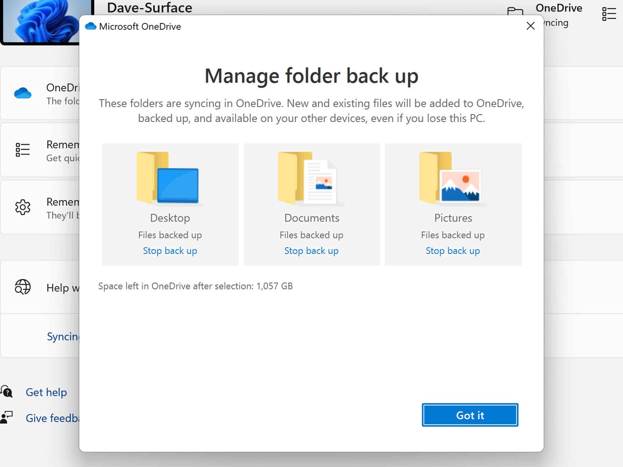 قم بمزامنة الملفات باستخدام ون درايف
