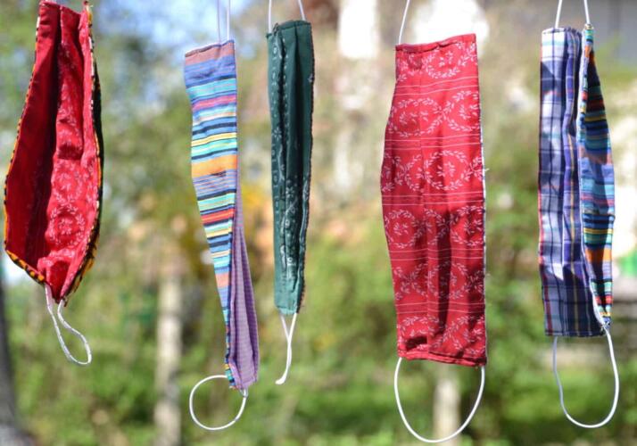 تدوير الكمامات القماشية المستعملة