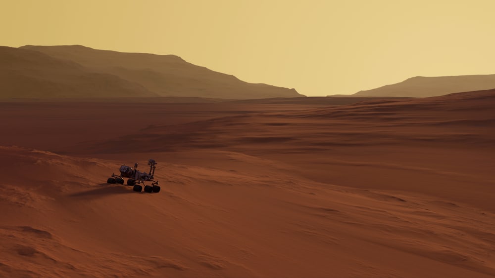 الماء على المريخ