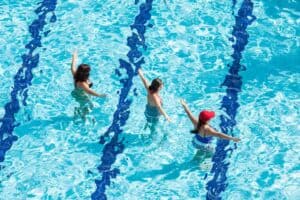 تمارين مائية, رياضة