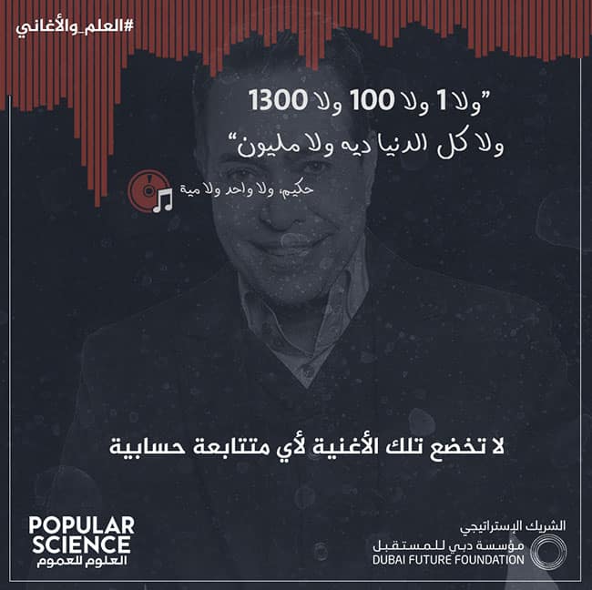 العلم, الأغاني, حكيم, ولا واحد ولا مية