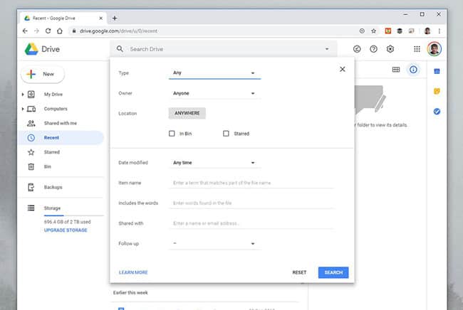تقنية, البحث عن ملفات, الوسائط السحابية