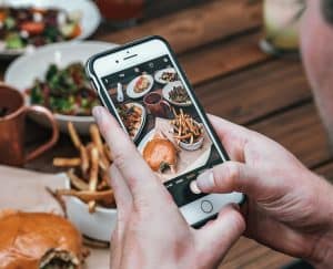 هواتف ذكية, مستشعر هواتف, سامسونج, طعام, أغذية