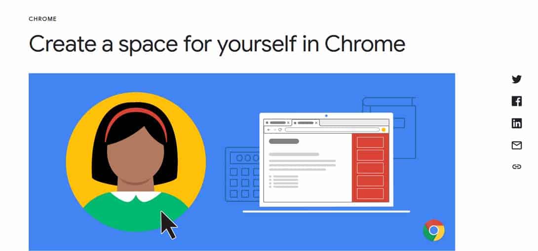 الملفات الشخصية للمستخدمين في جوجل كروم