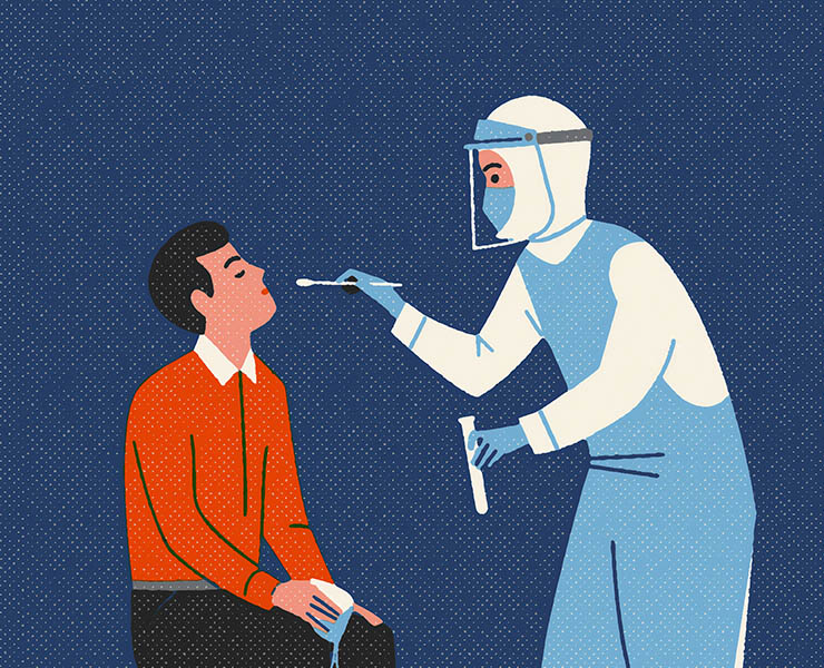 اختبار كوفيد-19