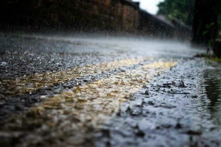 مياه الأمطار, بيئة