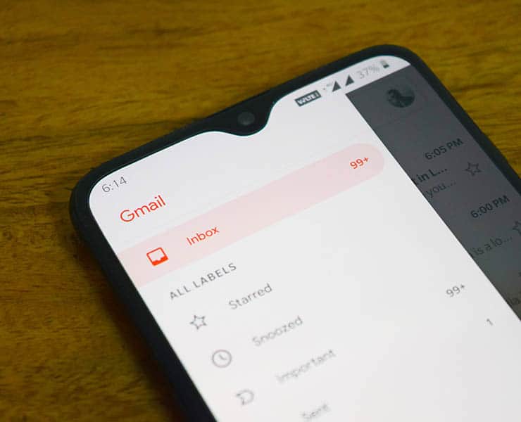 كمبيوتر, تقنية, موبايل, ميل, البريد الإلكتروني, جيميل