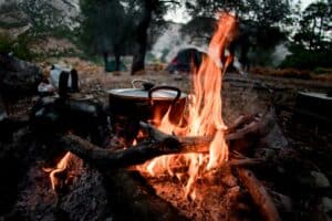 إشعال النار في البرية إشعال النار وإخمادها بدون كوارث