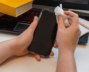 هاتف ذكي, تنظيف, تطهير, فيروس كورونا