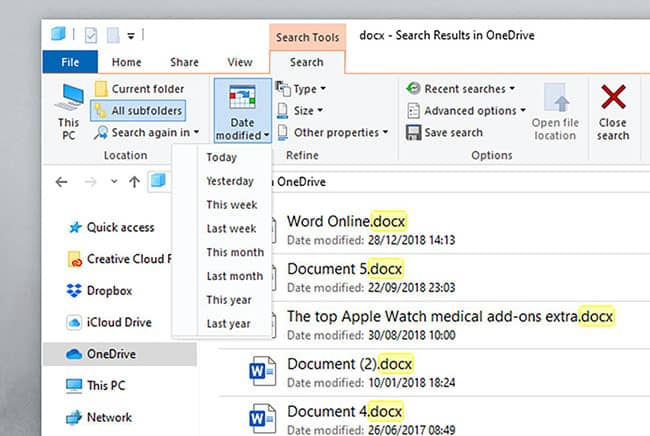 تقنية, البحث عن ملفات, الوسائط السحابية
